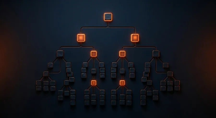 Hierarchy of connected blocks: structured data and semantic structure