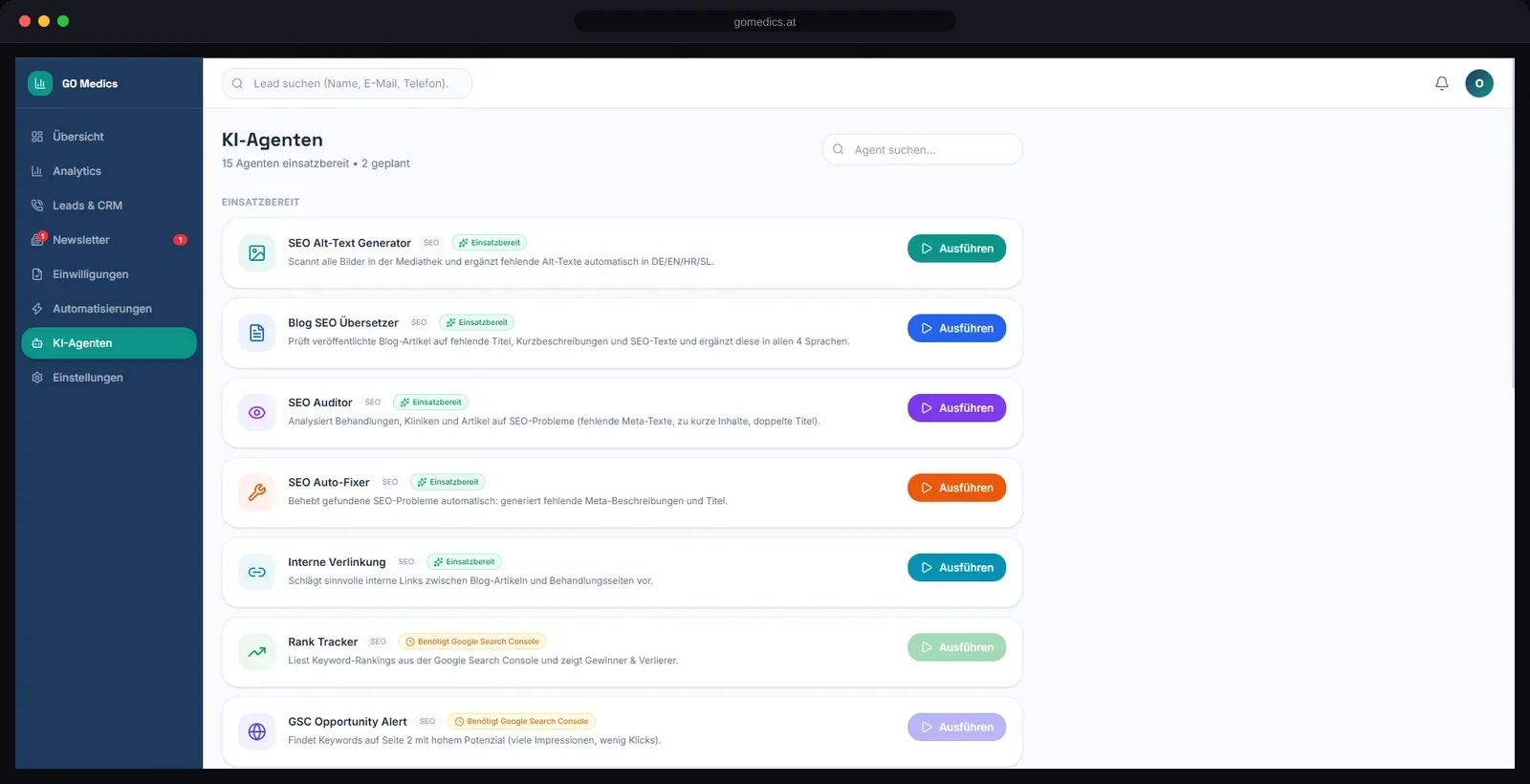 AI agents for content and reporting