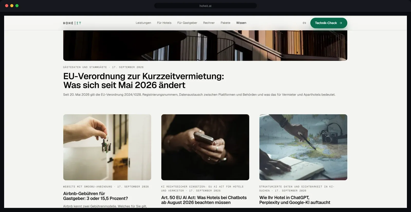 Blogbereich für Sichtbarkeit