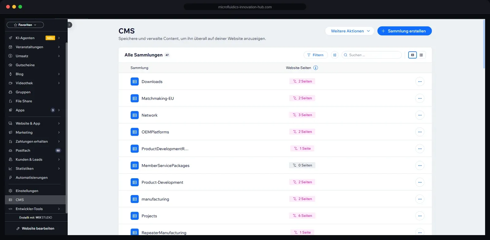 Relational CMS for content and partners
