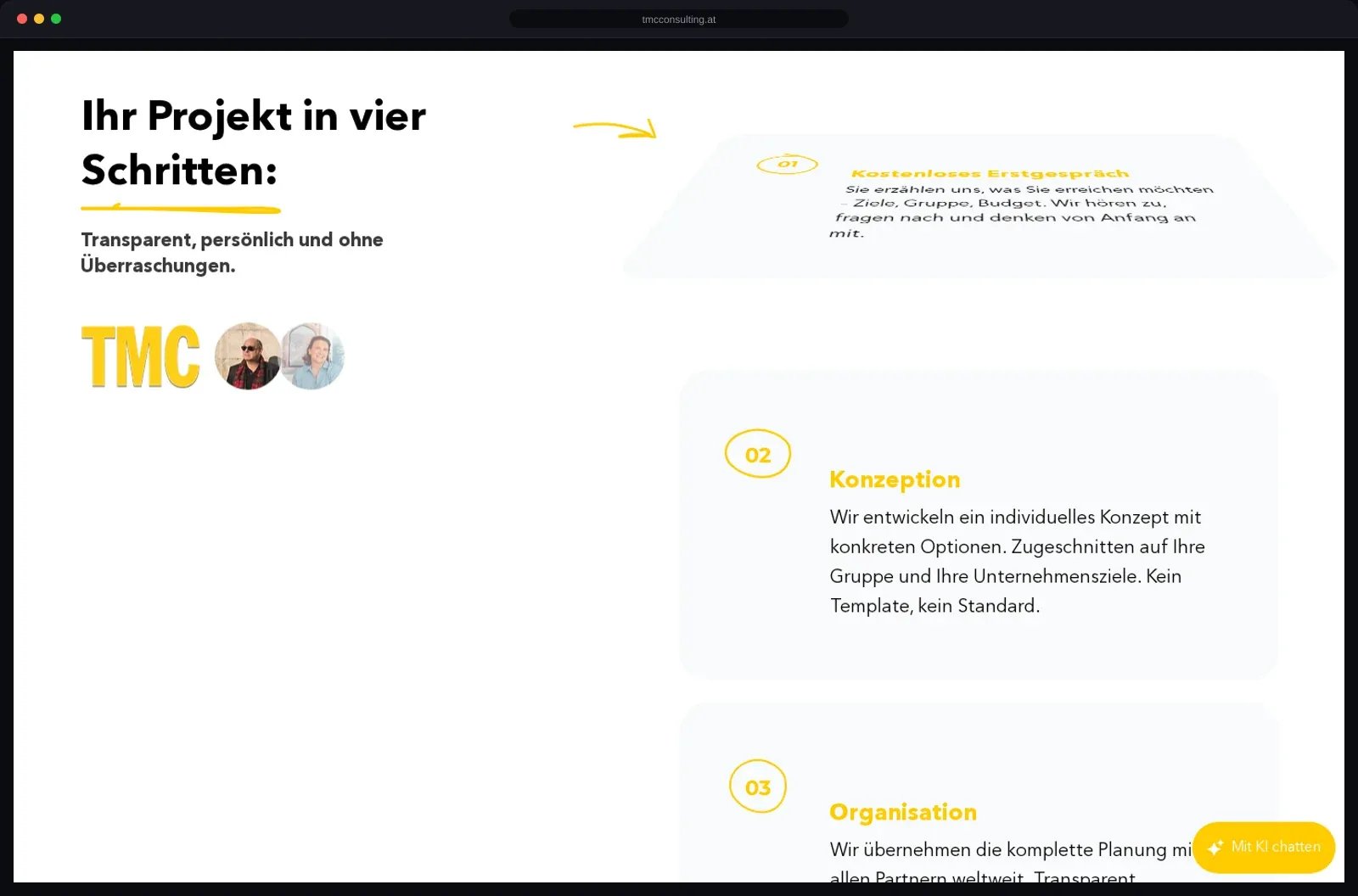 A project in four steps