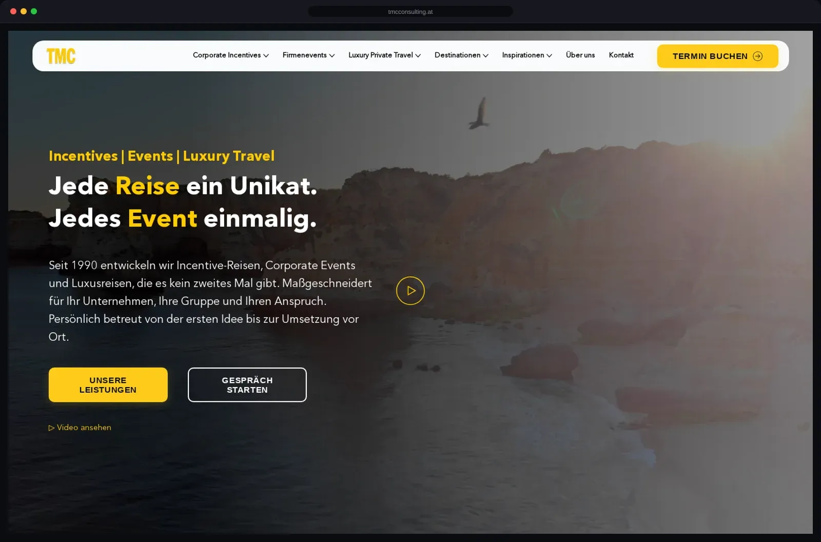 TMC Consulting — Incentives, events & luxury travel