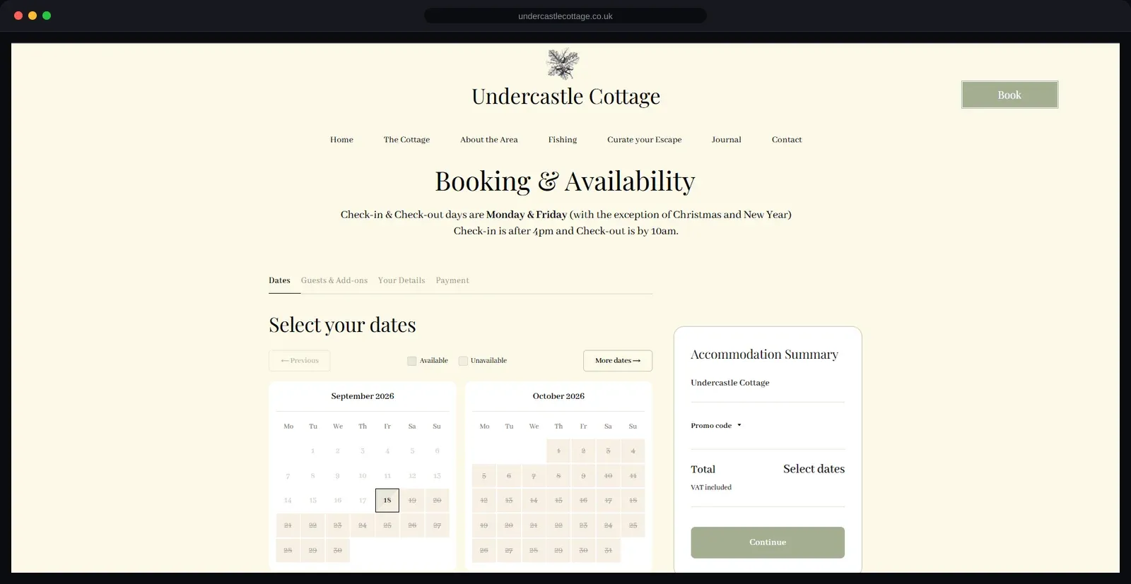 Availability calendar across every platform